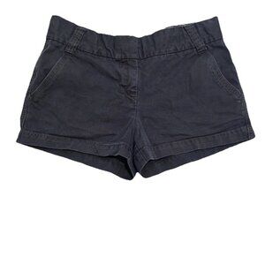 J. Crew Shorts Women’s Size 4 Navy Classic Twill Chino City Fit Weathered Preppy